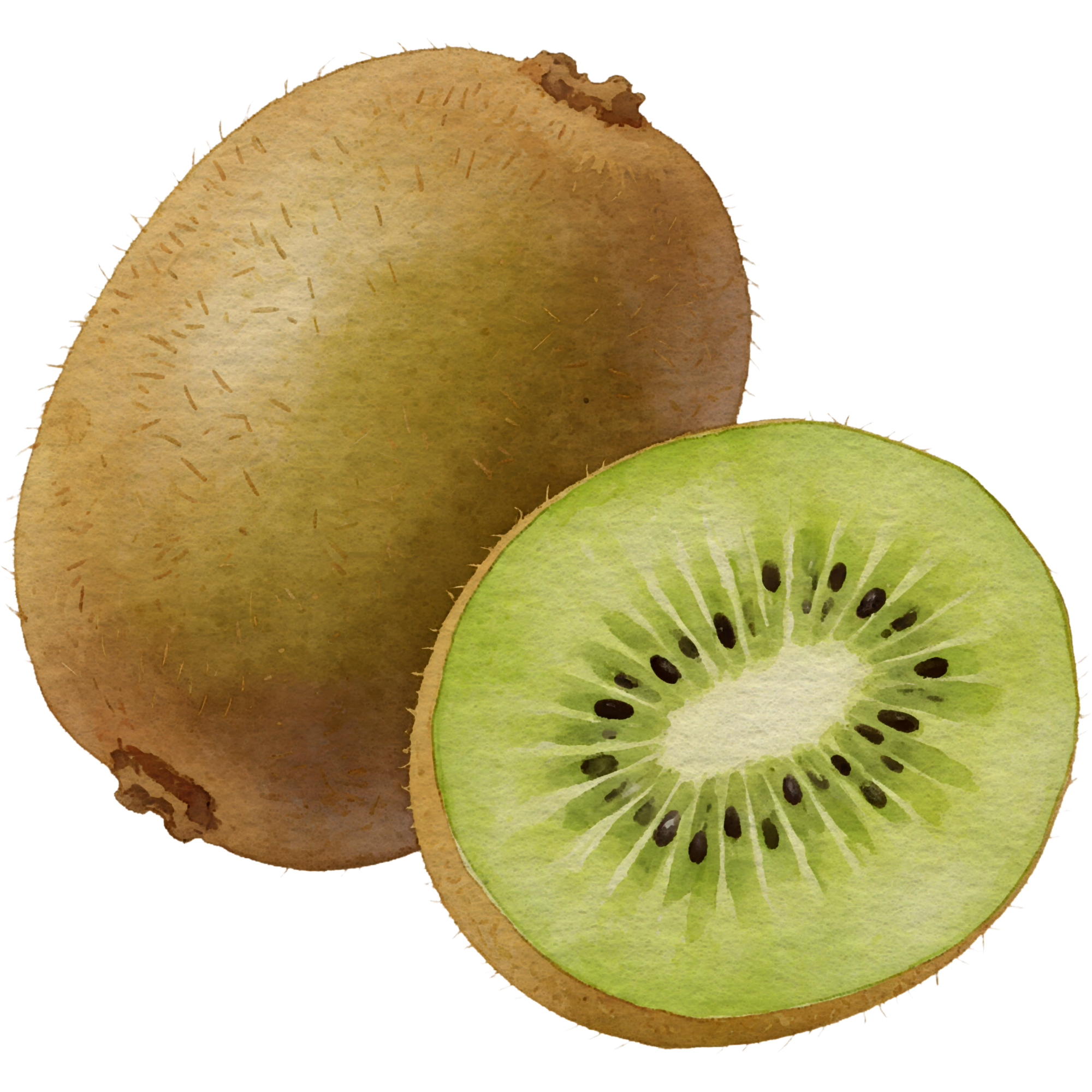 Kiwi illustration for rabbit treat guide