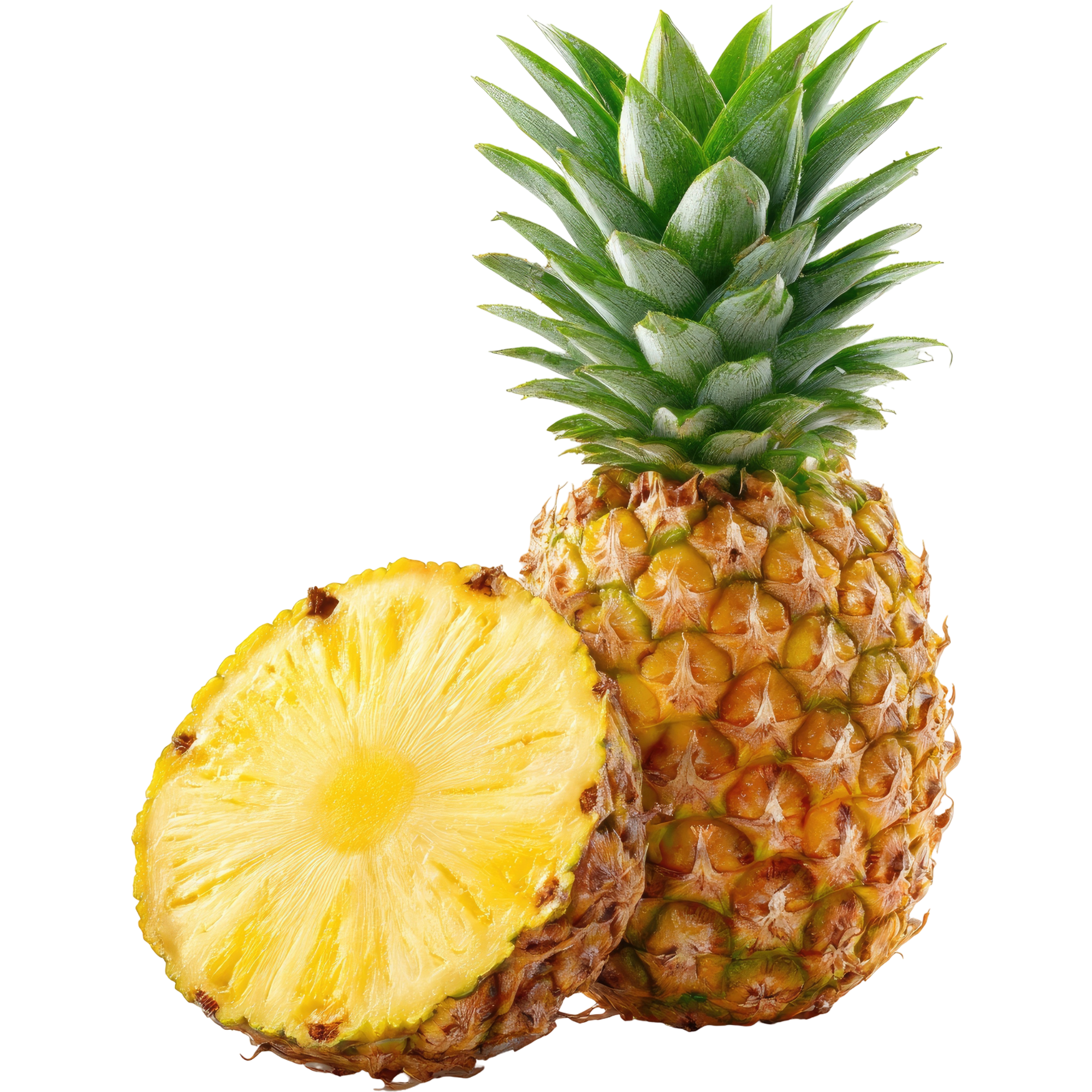 Pineapple illustration for rabbit treat guide