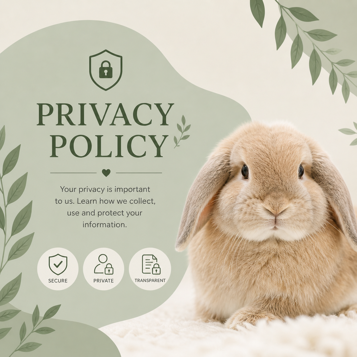 RabbitCare privacy policy supporting image