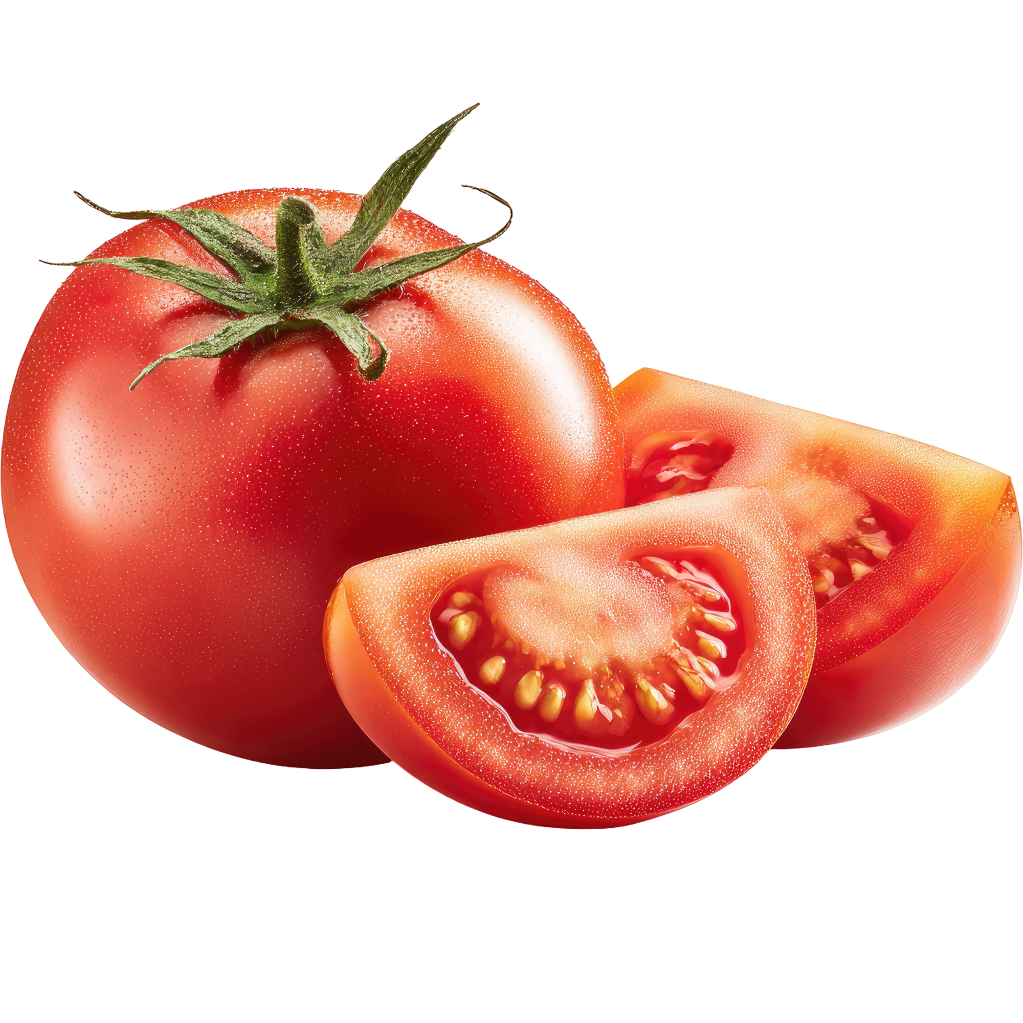 Tomato illustration for rabbit treat guide