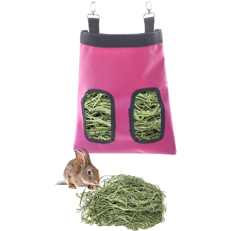 Hanging Hay Feeder Bag for Rabbits - Image 2