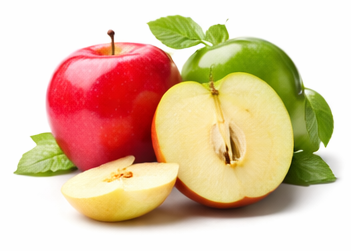 Apple illustration for rabbit treat guide