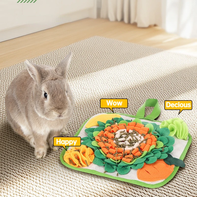 Rabbit Foraging Mat for Enrichment - Image 2