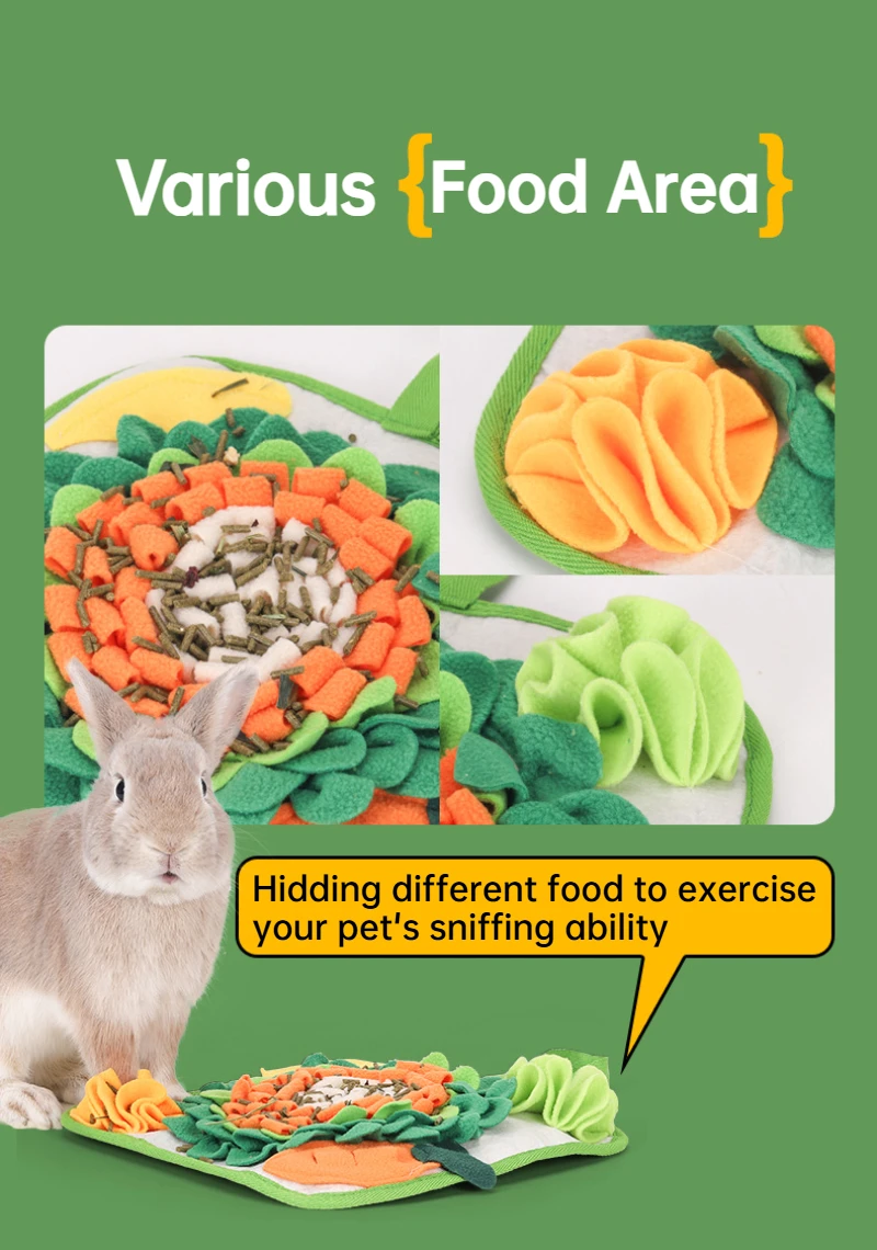 Rabbit Foraging Mat for Enrichment - Image 8