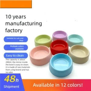 Non-Slip Plastic Bowl for Rabbits