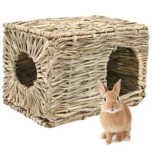 Foldable Grass Hideaway Mat for Rabbits