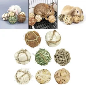 Natural Chew Balls for Rabbits