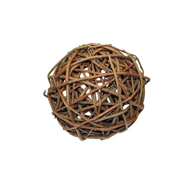 Natural Willow Ball Chew Toy for Rabbits - Image 7