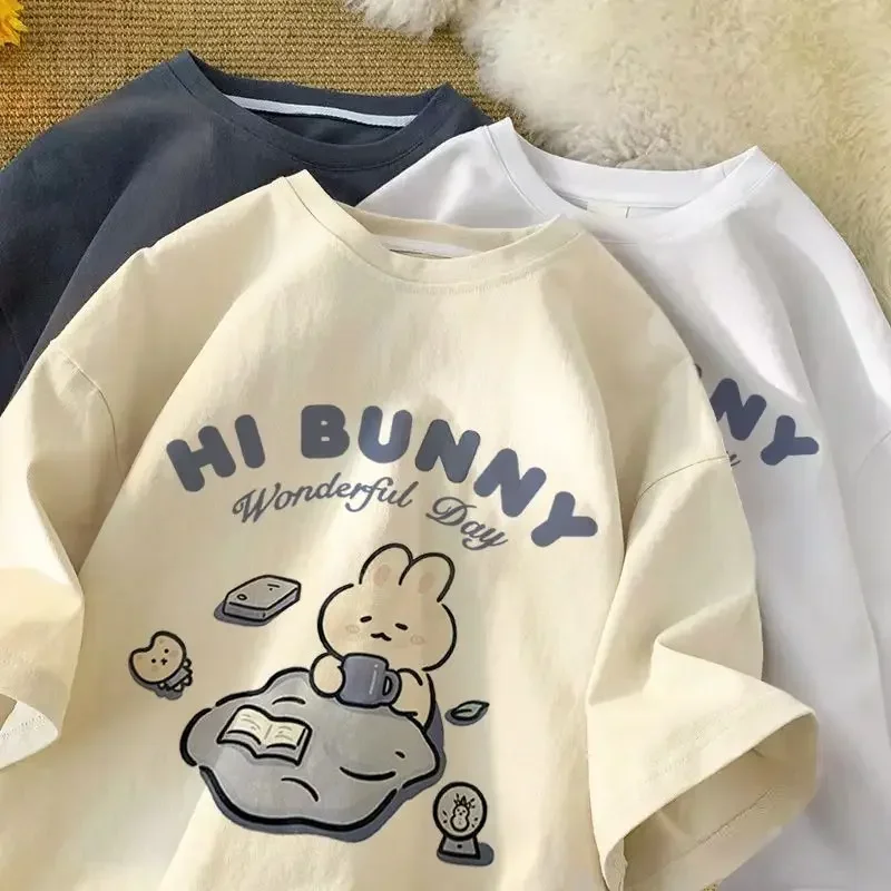 Hi Bunny Print Women’s T-Shirt