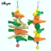 Hand Woven Carrot & Corn Chew Toys for Rabbits