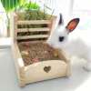 Wooden Rabbit Hay Feeder and Food Rack