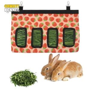 Hanging Hay Feeder Bag for Rabbits