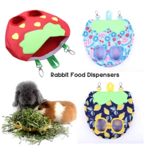 Patterned Hanging Hay Bag for Rabbits