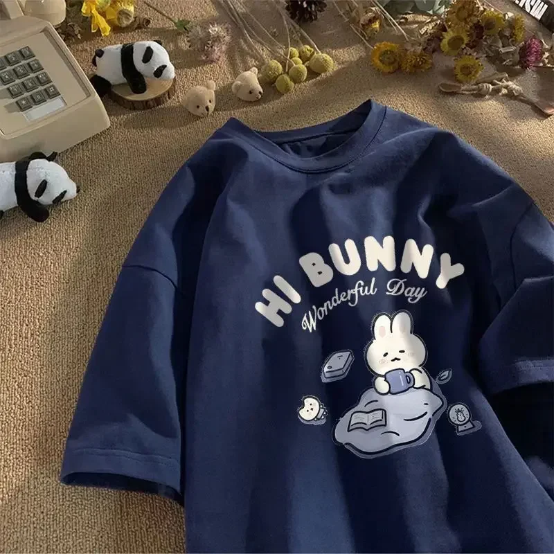 Hi Bunny Print Women’s T-Shirt - Image 8