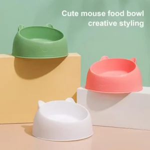 Small Plastic Feeding Bowl for Rabbits
