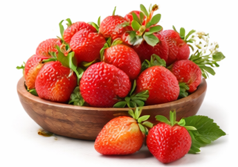Strawberry illustration for rabbit treat guide